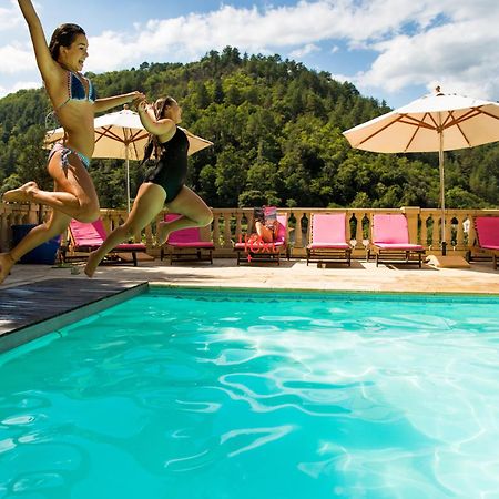 Villa Aimee Luxury Apartments With Heated Pool Vals-les-Bains Exteriör bild
